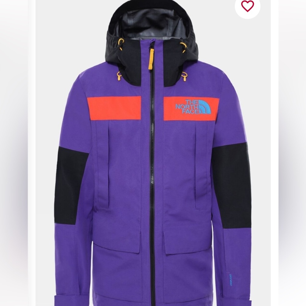 The North Face Womens Team Kit Jacket Purple XS Perfect for snowboarding/skiing